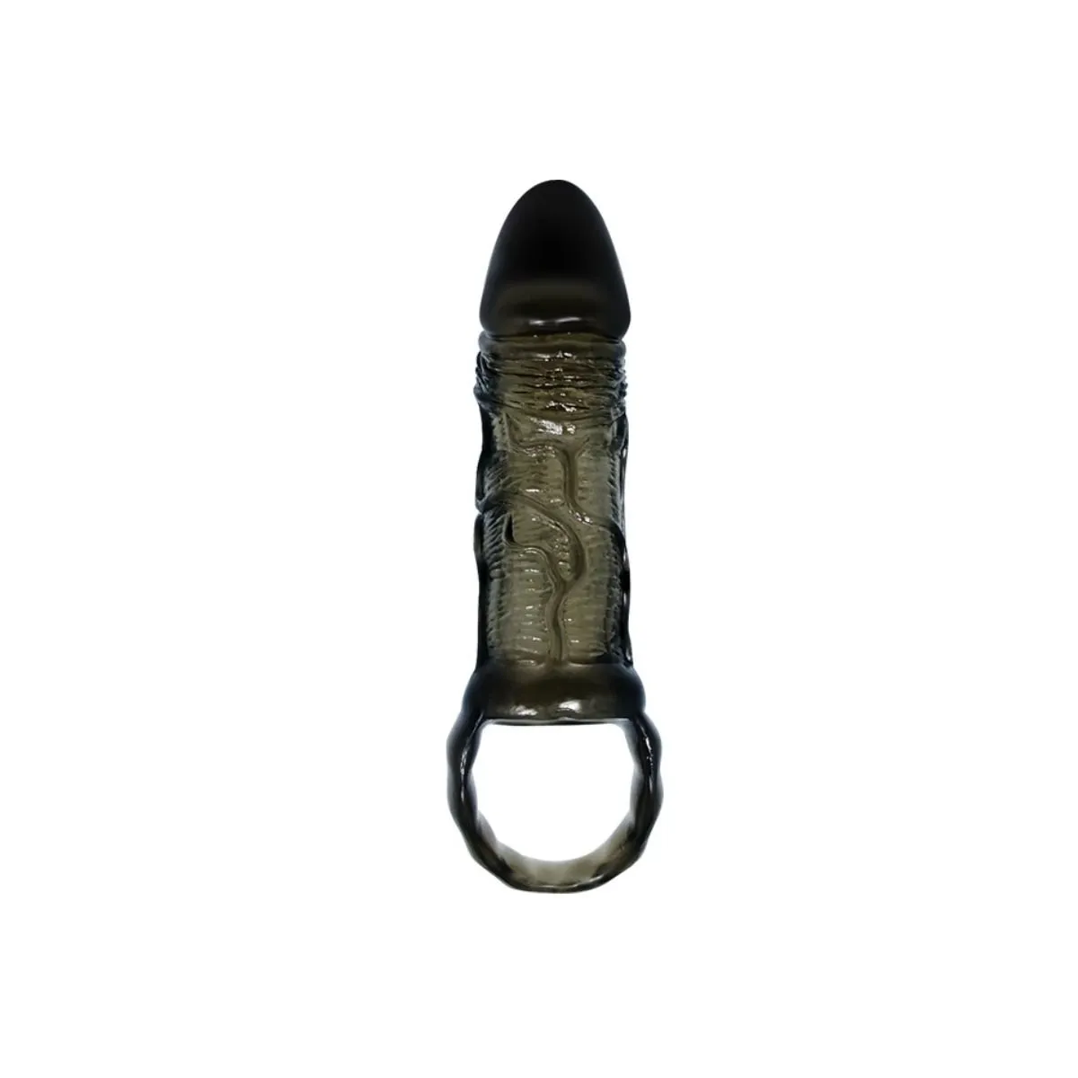 Penis Extender Cover mit Gurt für Hoden Schwarz 13,5 cm von Baile For Him | Fesselliebe.de