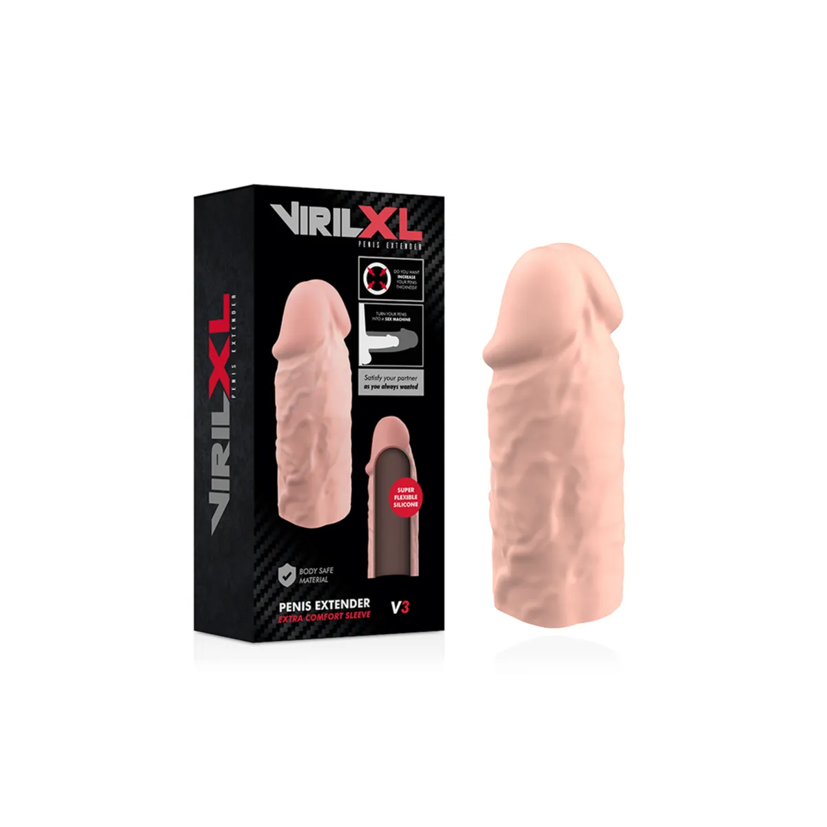Natürliche Penisverlängerung aus Flüssigem Silikon V3 von Virilxl | Fesselliebe.de