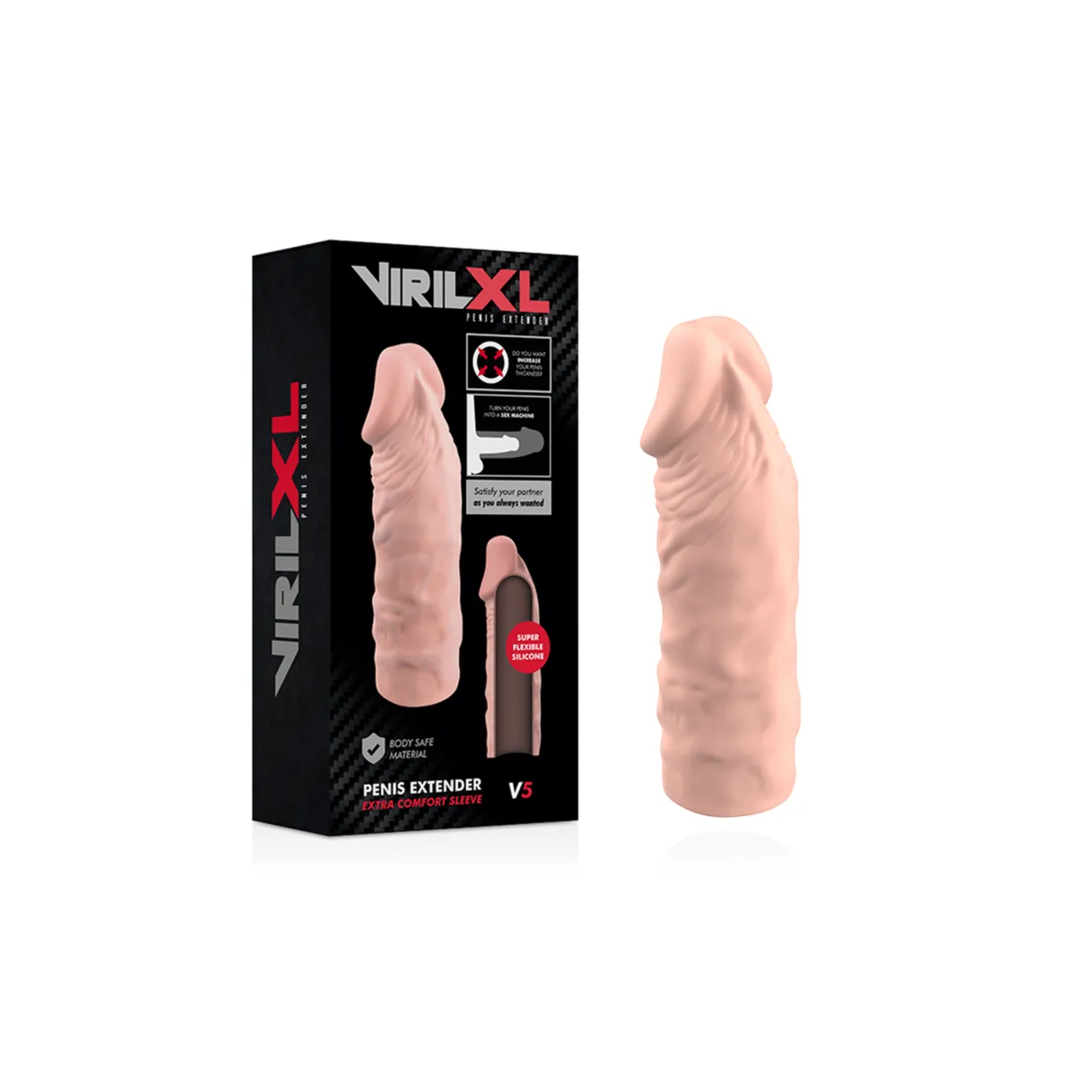 Natürliche Penisverlängerung aus Flüssigem Silikon V5 von Virilxl | Fesselliebe.de