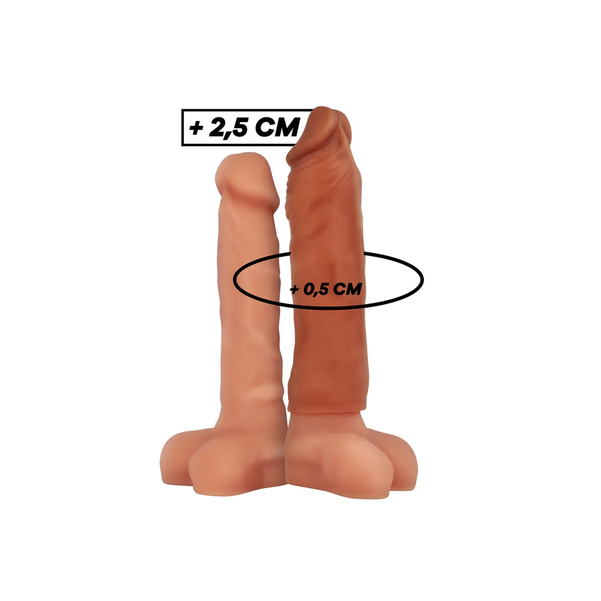Flüssige Silikon V5 Braune Penisverlängerung von Virilxl | Fesselliebe.de