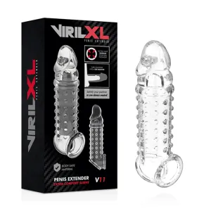 Penisverlängerung und Hülle V11 Transparent von Virilxl