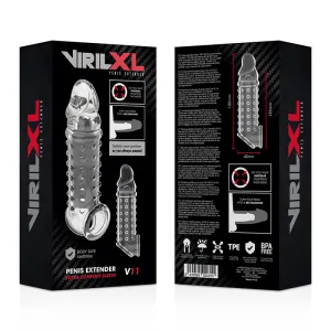 Penisverlängerung und Hülle V11 Transparent von Virilxl