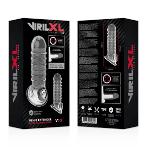 Penisverlängerung und Hülle V15 Transparent von Virilxl