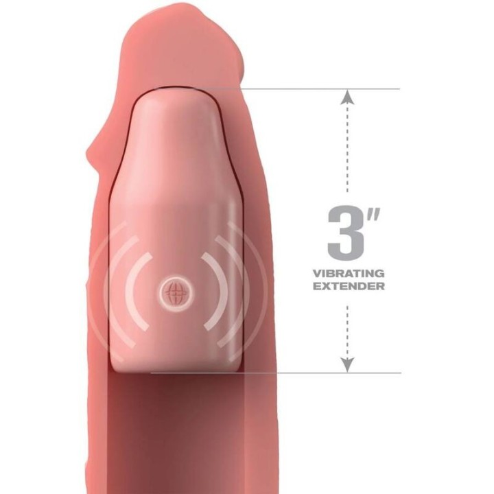 Pipedreams Hülse 22,86 cm + 7,62 cm Steckverbindung Remote Skin von Fantasy X-Tensions | Fesselliebe.de