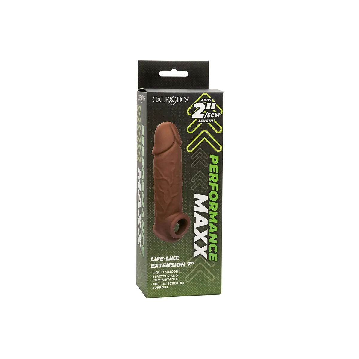 Performance Maxx Lebensnahe Extension 7 Braune Haut von Calexotics | Fesselliebe.de