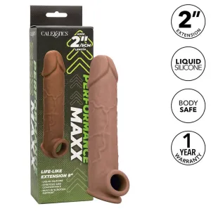 Performance Maxx Lebensnahe Extension 8 Braune Haut von Calexotics