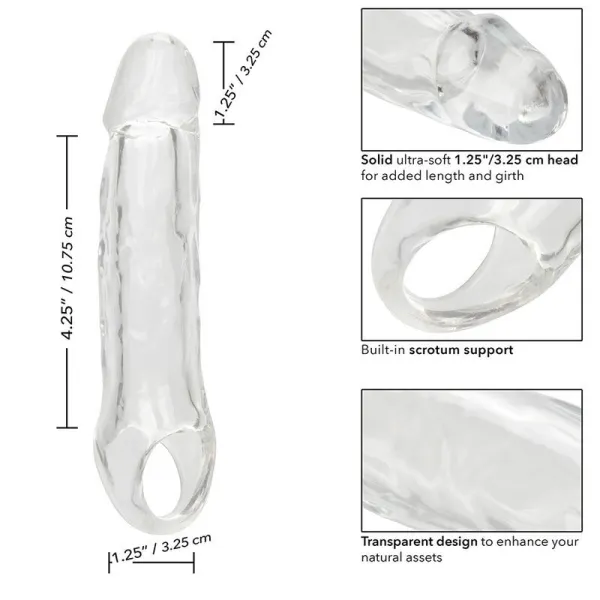 Performance Maxx Clear Extension 5,5 Transparent von Calexotics | Fesselliebe.de