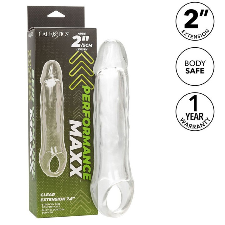 Performance Maxx Clear Extension 7,5 Transparent von Calexotics | Fesselliebe.de