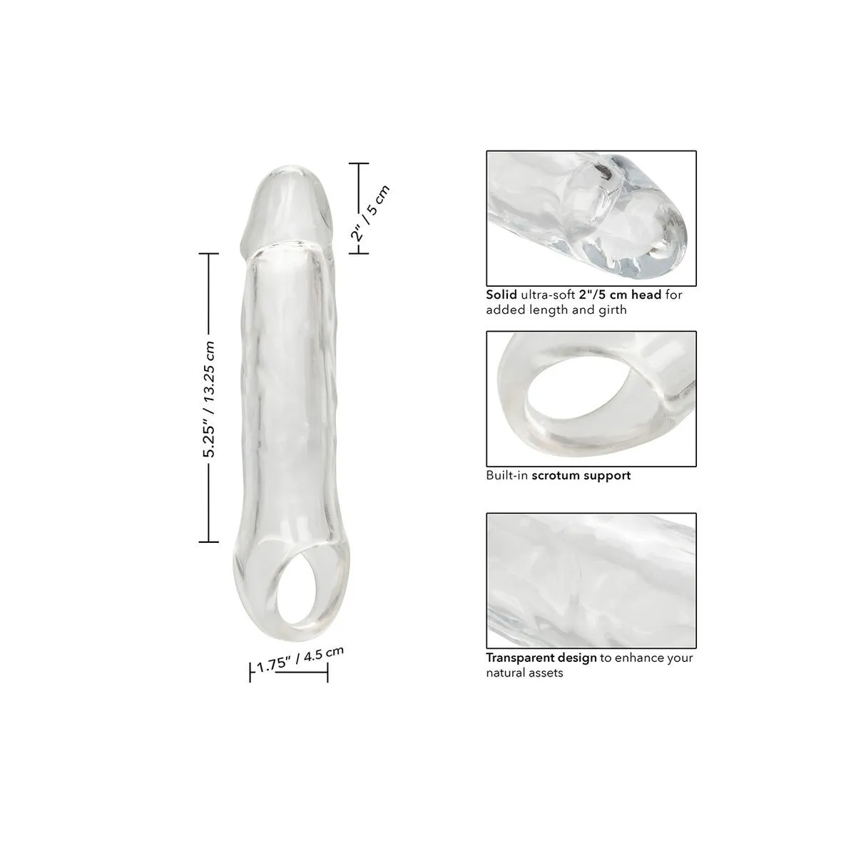 Performance Maxx Clear Extension 7,5 Transparent von Calexotics | Fesselliebe.de