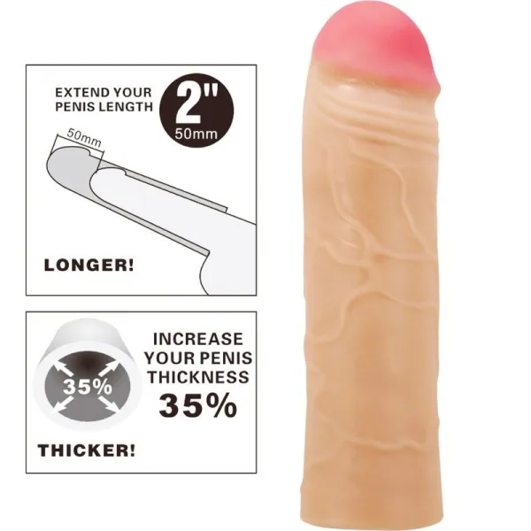 Chane Penis Extender Cover Fleisch von Pretty Love Male | Fesselliebe.de