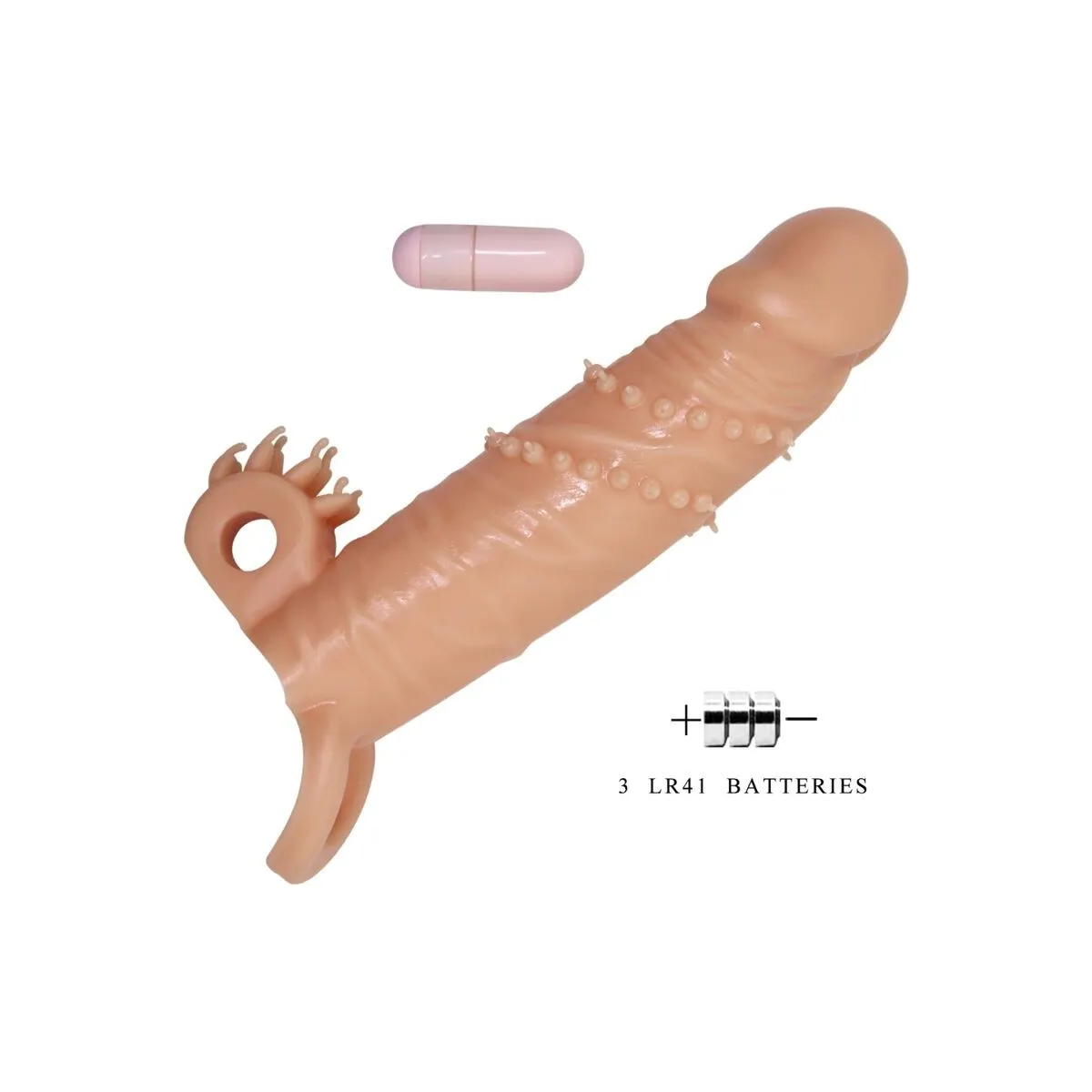 Connor Penishülle + Klitorisstimulator Fleisch von Pretty Love | Fesselliebe.de