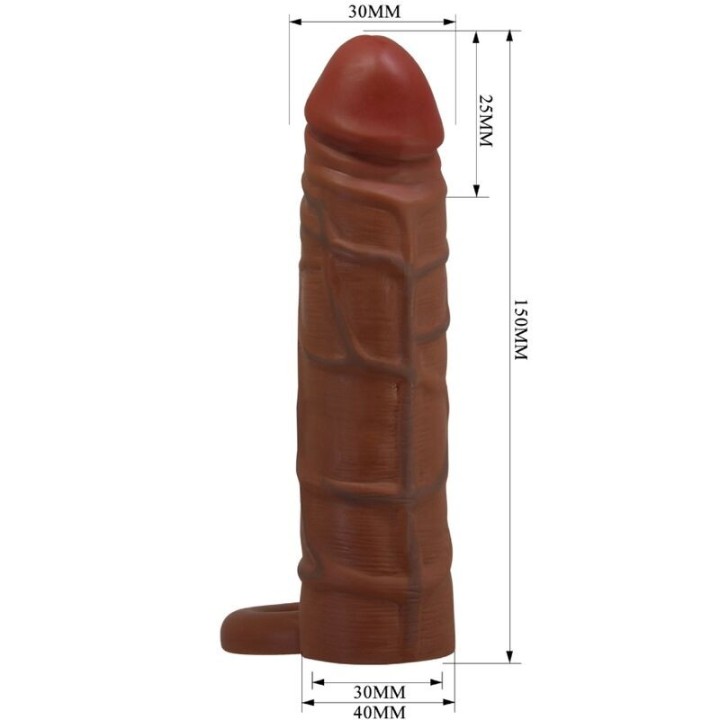 Kaile Penishülle mit 2,5 cm Verlängerung Mulatte von Pretty Love | Fesselliebe.de