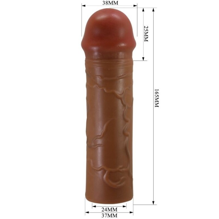 Nile Penishülle mit 2,5 cm Verlängerung Mulatte von Pretty Love | Fesselliebe.de
