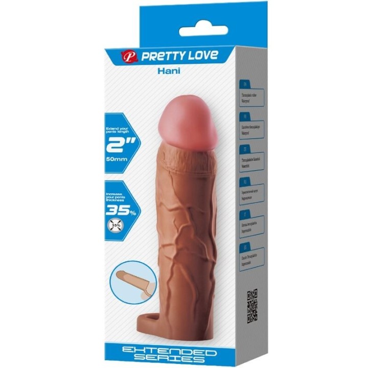 Hani Penishülle mit 5 cm Verlängerung Mulatte von Pretty Love | Fesselliebe.de