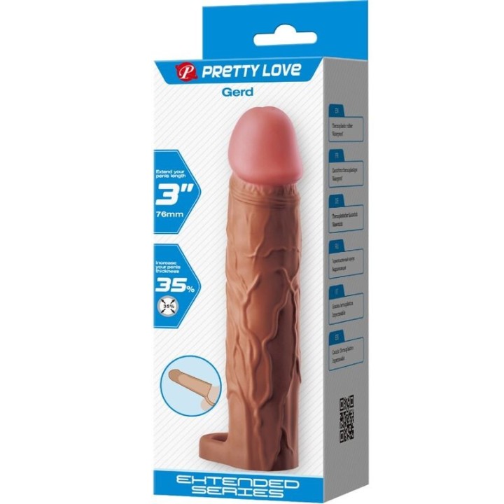 Gerd Penishülle mit 7,6 cm Verlängerung Mulatte von Pretty Love | Fesselliebe.de