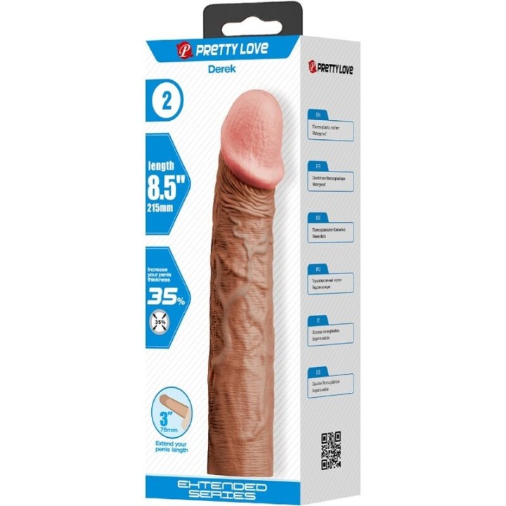 Derek Penishülle mit 7,6 cm Verlängerung Mulatte von Pretty Love | Fesselliebe.de
