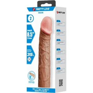 Derek Penishülle mit 7,6 cm Verlängerung Mulatte von Pretty Love
