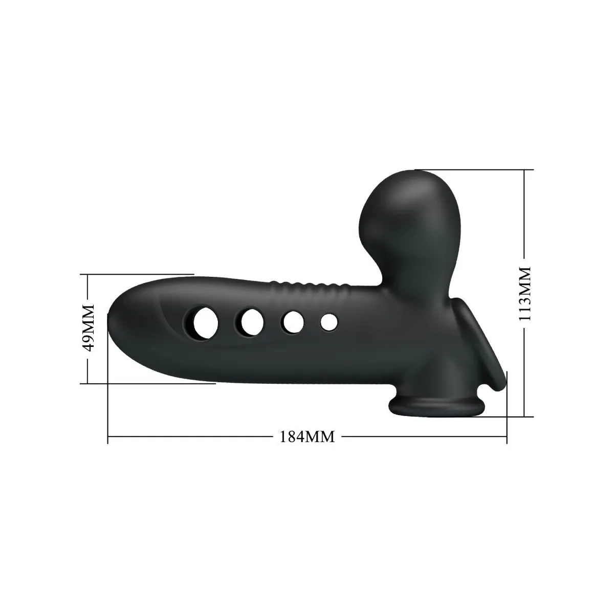 Crane Penishülle mit Airbag Schwarz von Pretty Love | Fesselliebe.de