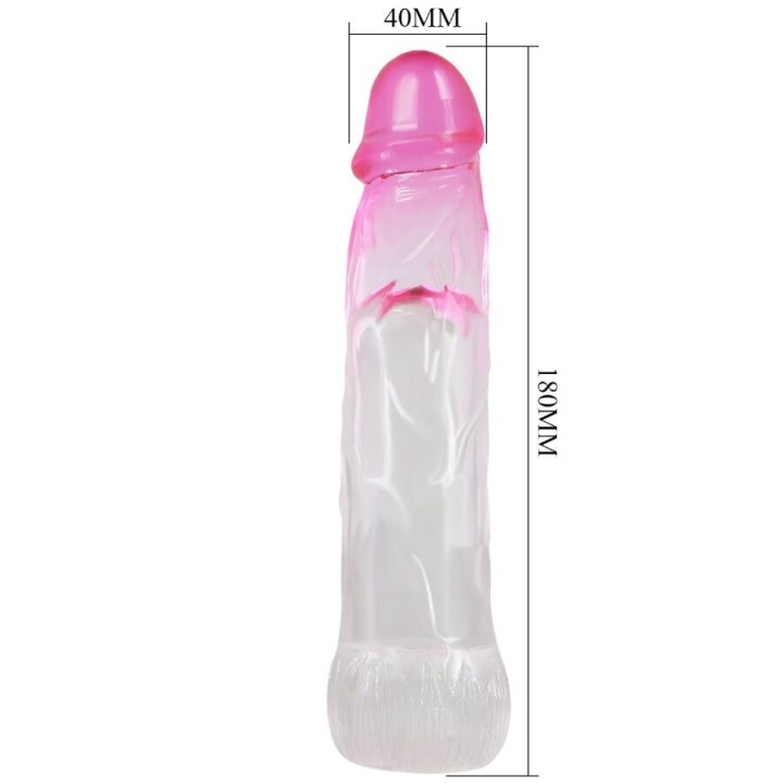 Neron Realistische 6 cm Penisvergrösserungshülse Rosa von Pretty Love | Fesselliebe.de