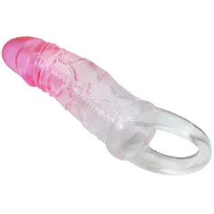 Odes Realistische 2 cm Penisvergrösserungshülse Rosa von Pretty Love