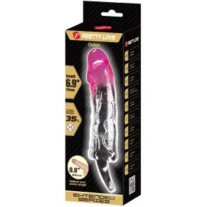 Odes Realistische 2 cm Penisvergrösserungshülse Rosa von Pretty Love