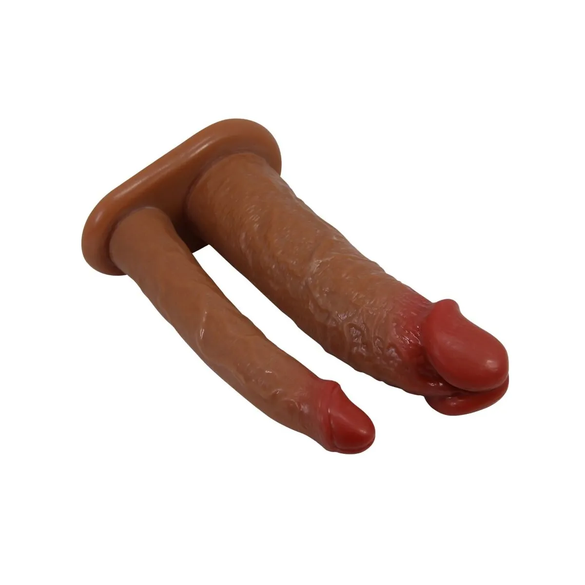 Yairon Doppelte Penishülle mit 4 cm Verlängerung Mulatte von Pretty Love | Fesselliebe.de