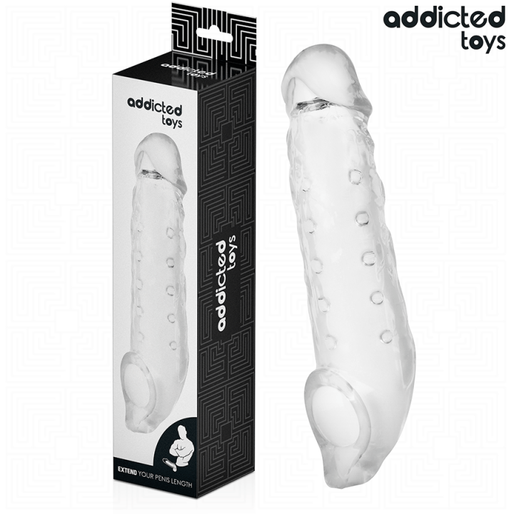 Transparente Penisverlängerung Grösse S 23 cm von Addicted Toys | Fesselliebe.de