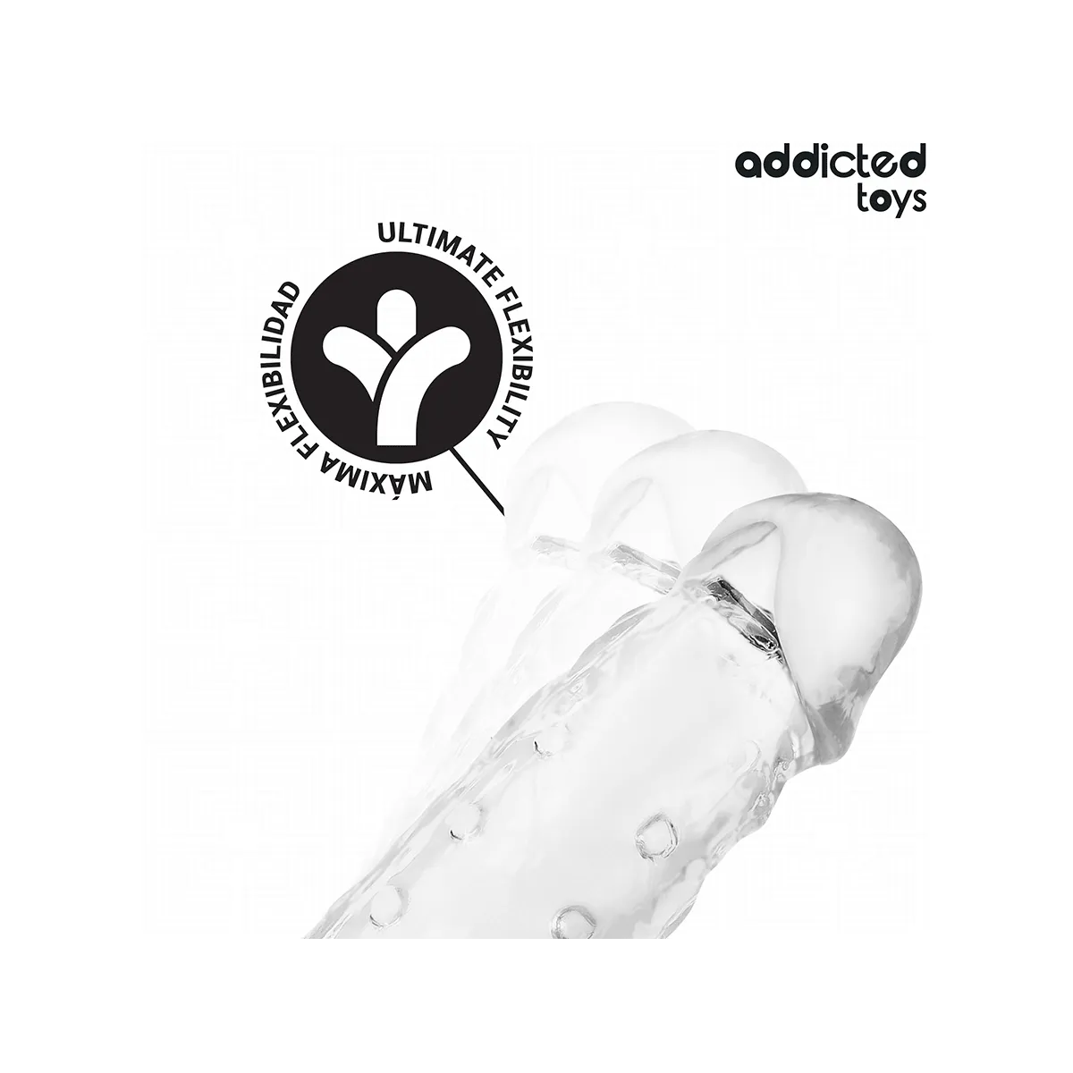 Transparente Penisverlängerung Grösse S 23 cm von Addicted Toys | Fesselliebe.de