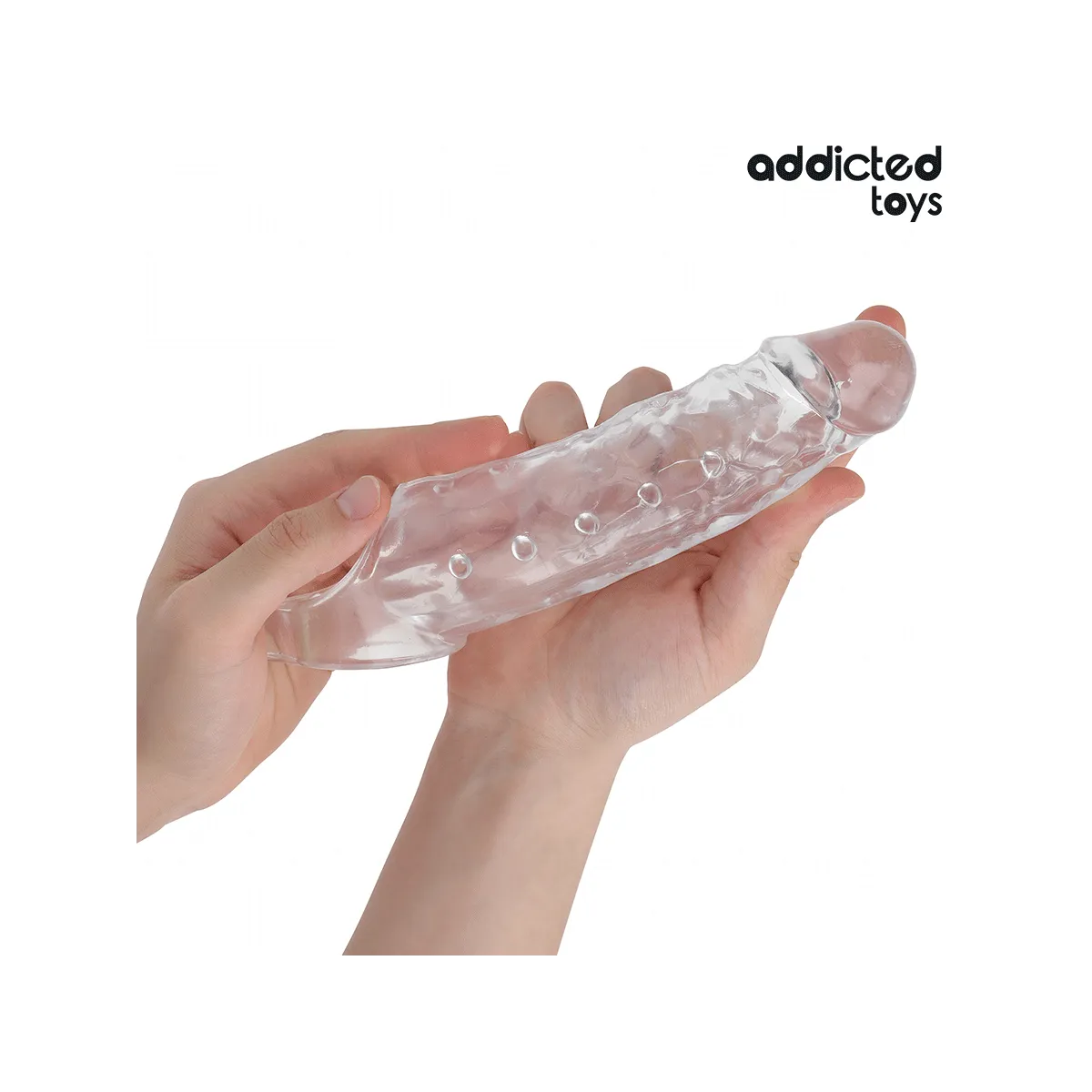 Transparente Penishülse Grösse M 27 cm von Addicted Toys | Fesselliebe.de
