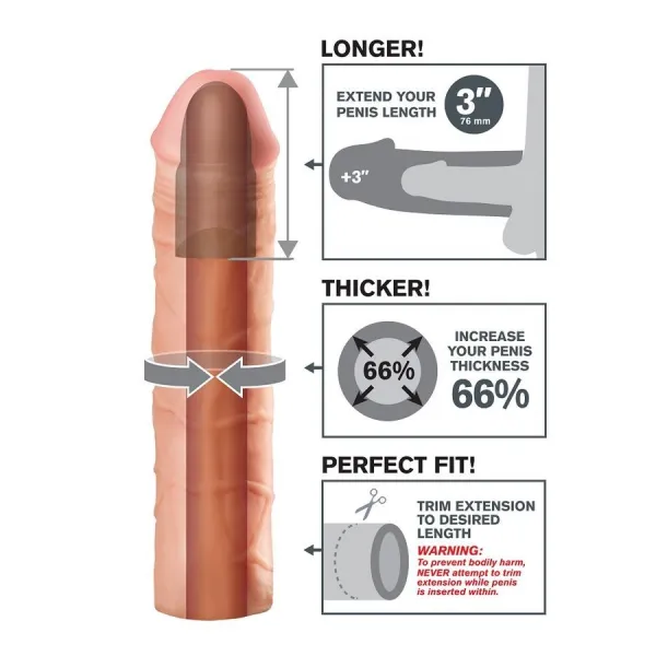 Mega 3 Extension Flesh von Fantasy X-Tensions | Fesselliebe.de