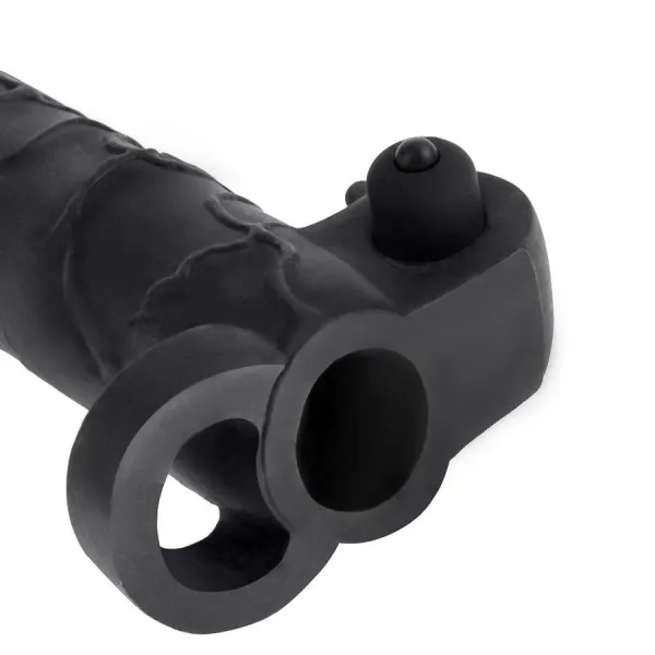 Vibrierende Real Feel 2 Verlängerung Schwarz von Fantasy X-Tensions | Fesselliebe.de