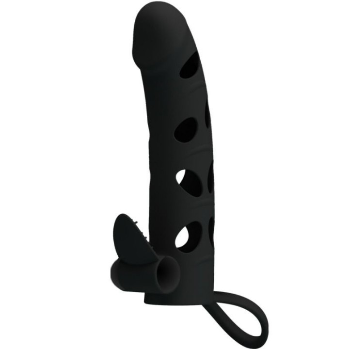 Silikonhülle mit Vibration 15,2 cm von Pretty Love Male | Fesselliebe.de