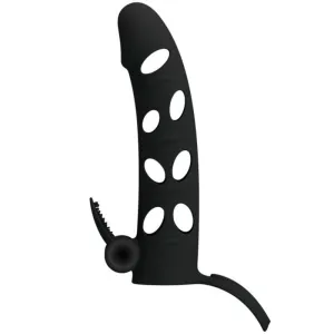Silikonhülle mit Vibration 15,2 cm von Pretty Love Male