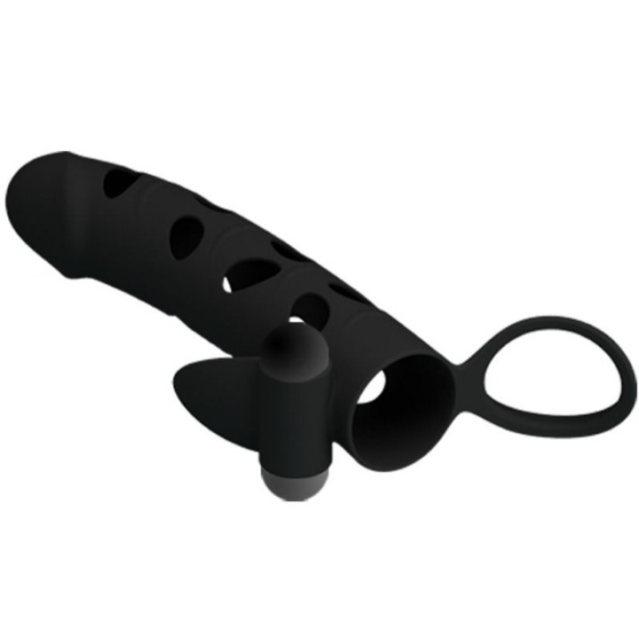 Silikonhülle mit Vibration 15,2 cm von Pretty Love Male | Fesselliebe.de