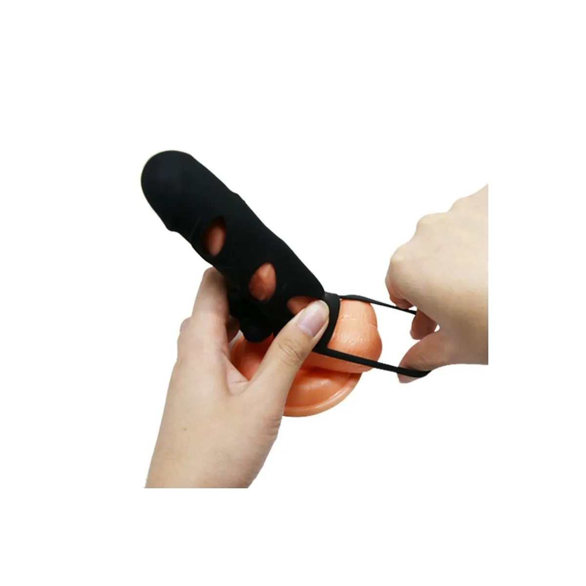 Silikonhülle mit Vibration 14 cm 1,0 von Pretty Love Male | Fesselliebe.de