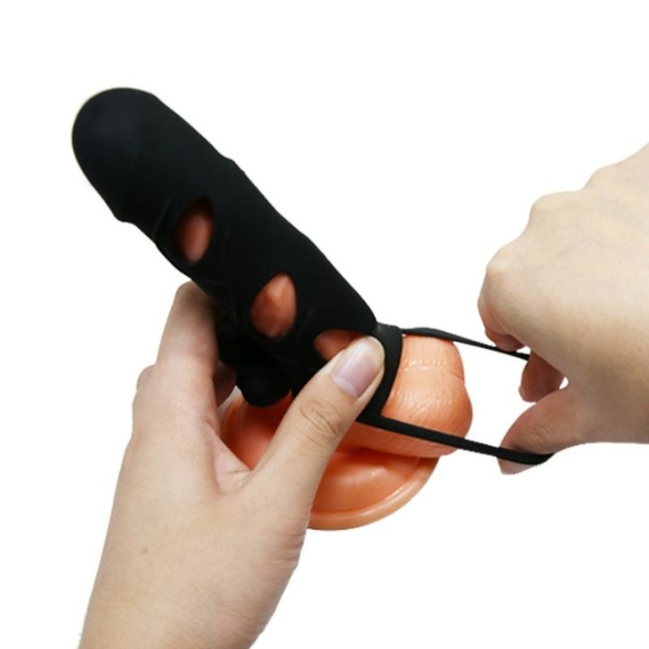 Silikonhülle mit Vibration 14 cm 1,0 von Pretty Love Male | Fesselliebe.de