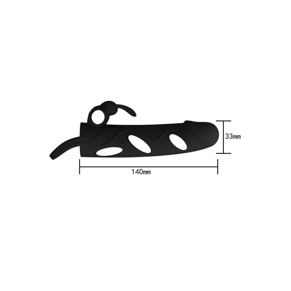 Silikonhülle mit Vibration 14 cm 1,0 von Pretty Love Male | Fesselliebe.de