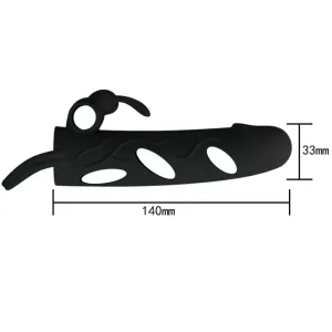 Silikonhülle mit Vibration 14 cm 1,0 von Pretty Love Male