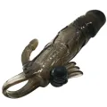 Brave Man Penishülle mit Klitoris und Analstimulation Doppelte Kugel Schwarz 16,5 cm von Baile For Him