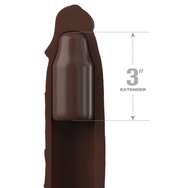 Pipedreams Verlängerung mit Riemen 17,78 cm Braun von Fantasy X-Tensions | Fesselliebe.de