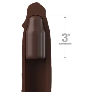 Pipedreams Verlängerung mit Riemen 17,78 cm Braun von Fantasy X-Tensions