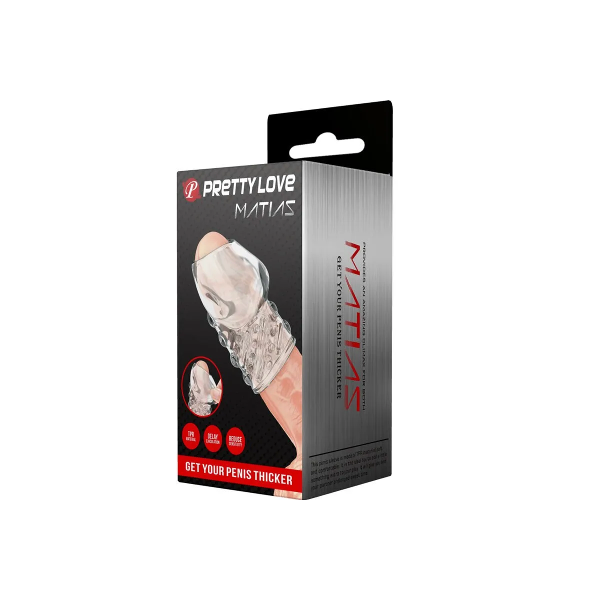 Matias Transparenter Penisverdicker von Pretty Love Male | Fesselliebe.de