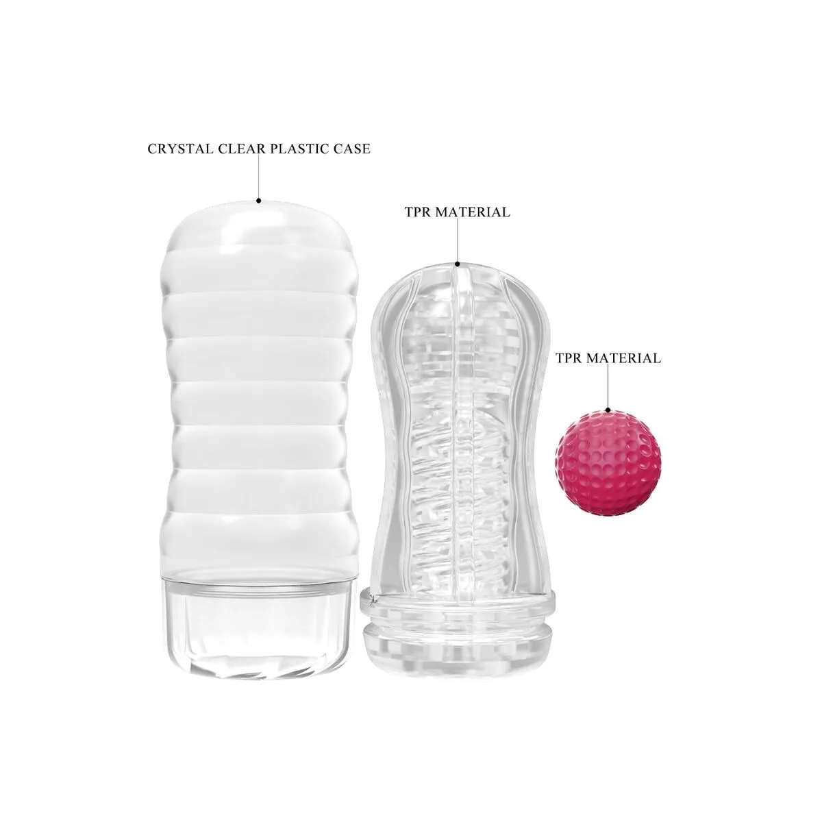 Rosa Masturbator-Hülle von Pretty Love Male | Fesselliebe.de