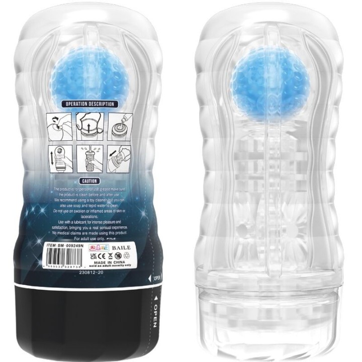 Planet Blue Masturbator-Hülle von Pretty Love Male | Fesselliebe.de
