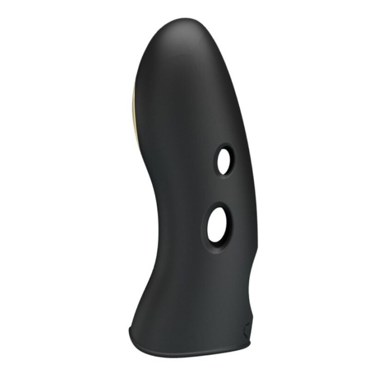 Marico Schwarze Elektrostimulator-Fingerhülle von Pretty Love Male | Fesselliebe.de