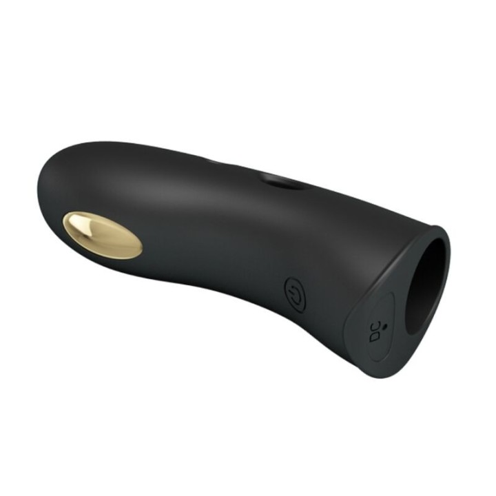 Marico Schwarze Elektrostimulator-Fingerhülle von Pretty Love Male | Fesselliebe.de