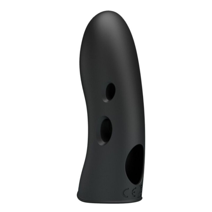 Marico Schwarze Elektrostimulator-Fingerhülle von Pretty Love Male | Fesselliebe.de