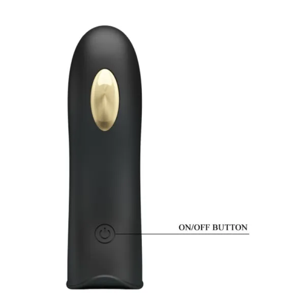 Marico Schwarze Elektrostimulator-Fingerhülle von Pretty Love Male | Fesselliebe.de