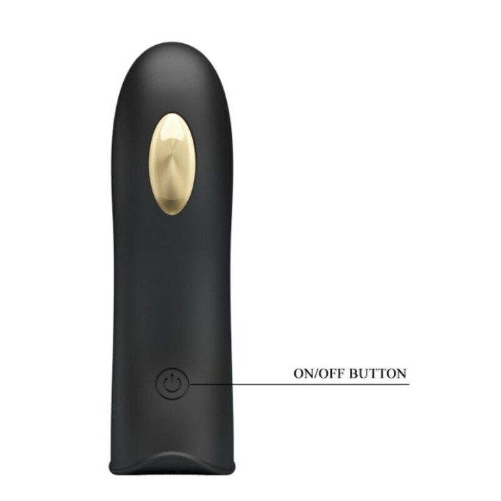 Marico Schwarze Elektrostimulator-Fingerhülle von Pretty Love Male | Fesselliebe.de
