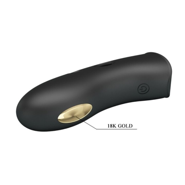 Marico Schwarze Elektrostimulator-Fingerhülle von Pretty Love Male | Fesselliebe.de